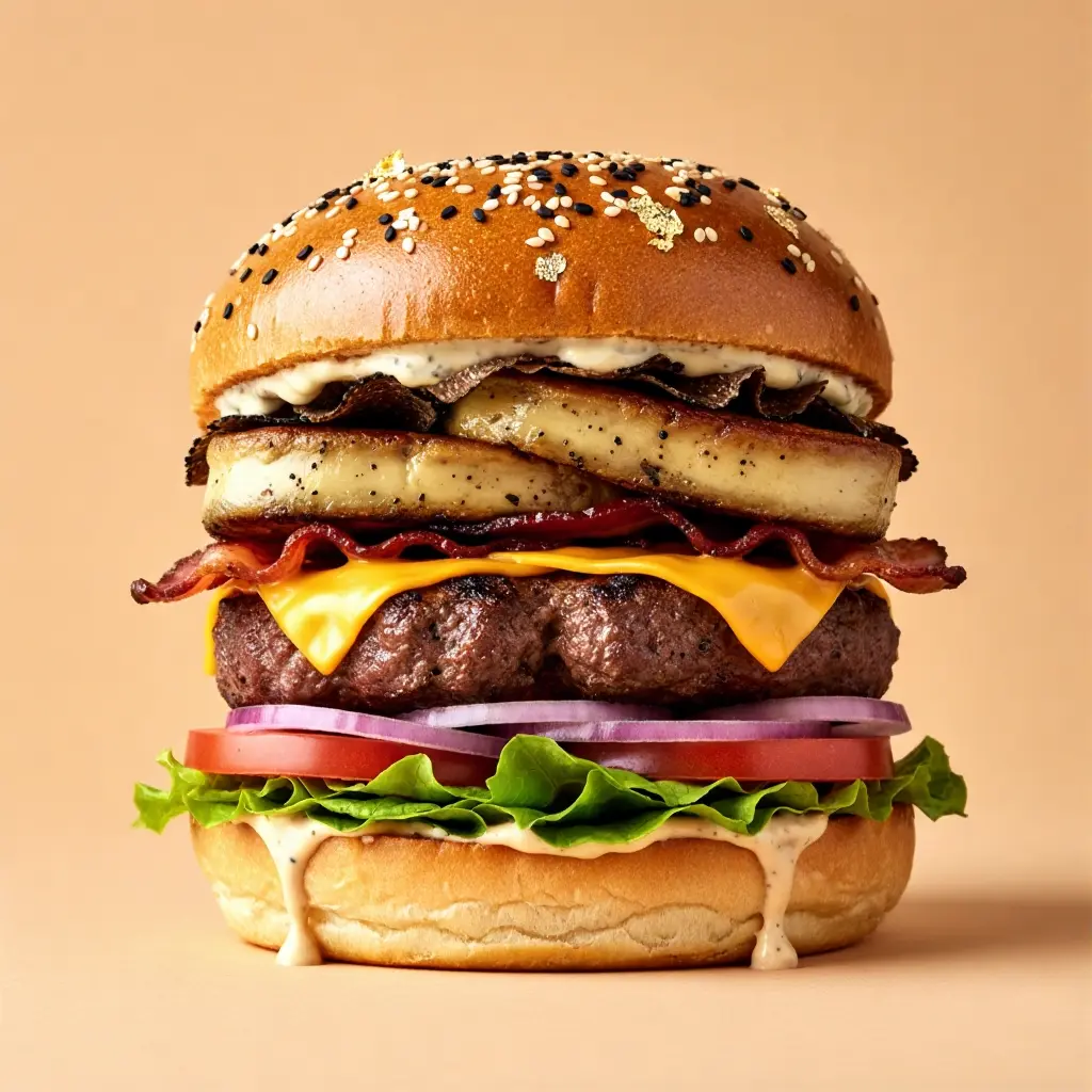 Big, bold, and unapologetic — packed with crispy chicken, cheese, and signature sauce.